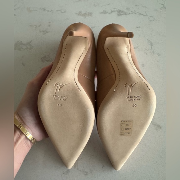 Giuseppe Zanotti Yvette Pump Sable Size 40 - Picture 6 of 9